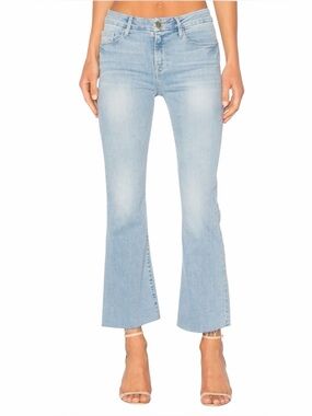 Frame LeCrop Mini Boot Cropped Denim Blue Jeans Pants size 27